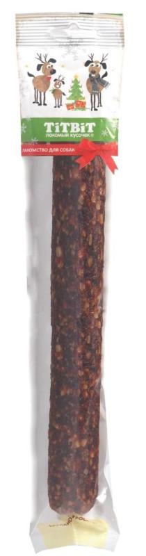 ТИТБИТ Сервелат Порто для собак (Новогодняя коллекция)